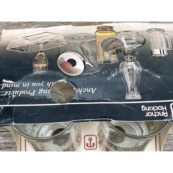 Vintage Anchor Hocking Holly Hobbie set 4 Drinking Glasses NEW In Box - Picture 7 of 7
